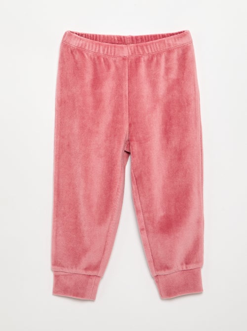 Pyjama van velours 2-delig 'Winnie' - Kiabi