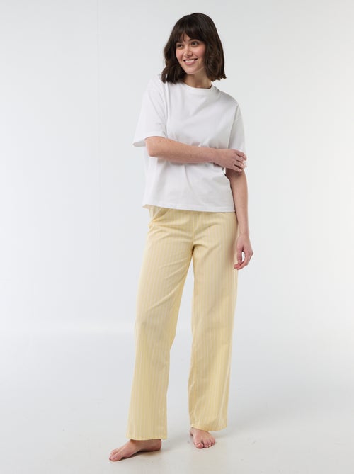 Pyjamabroek van popeline - Kiabi