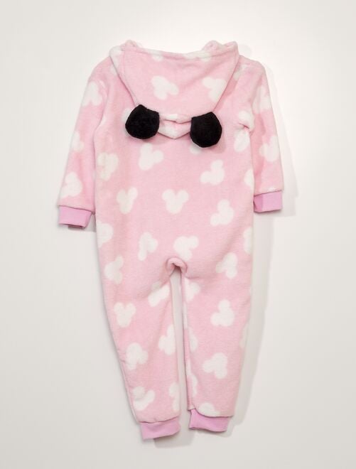 Pyjama Fille Minnie Mouse - Taille 7/8 Ans - Coton Rouge - Occasion Très Bon état