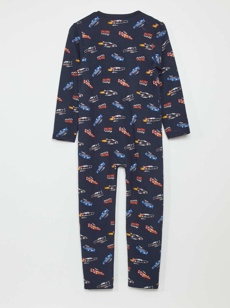 Pyjamapak met drukknoopsluiting - So Easy BLAUW - Kiabi