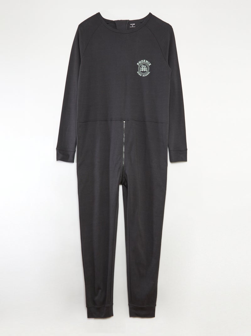 Pyjamapak met ritssluiting - So Easy GRIJS - Kiabi