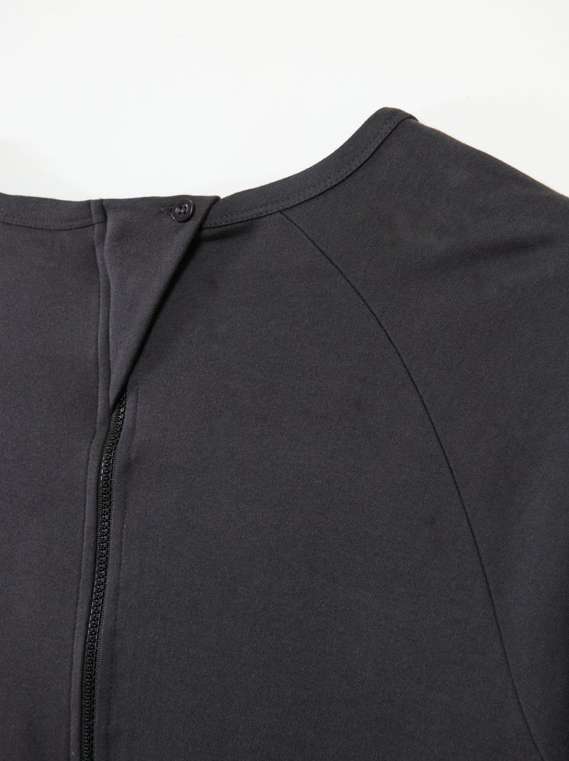 Pyjamapak met ritssluiting - So Easy GRIJS - Kiabi