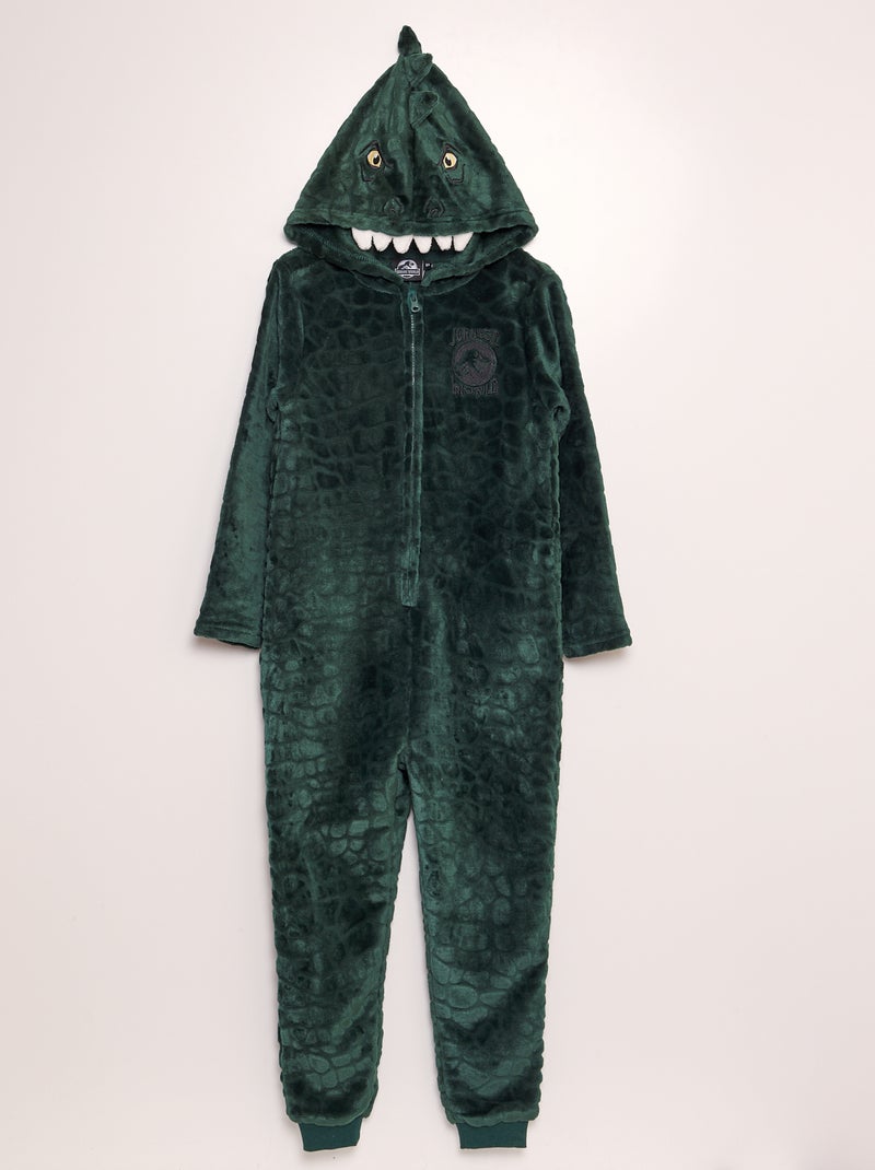 Pyjamapak van fleece 'Jurassic Park' GROEN - Kiabi