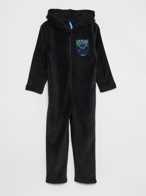 Pyjamapak van fleece met gamingprint - Kiabi