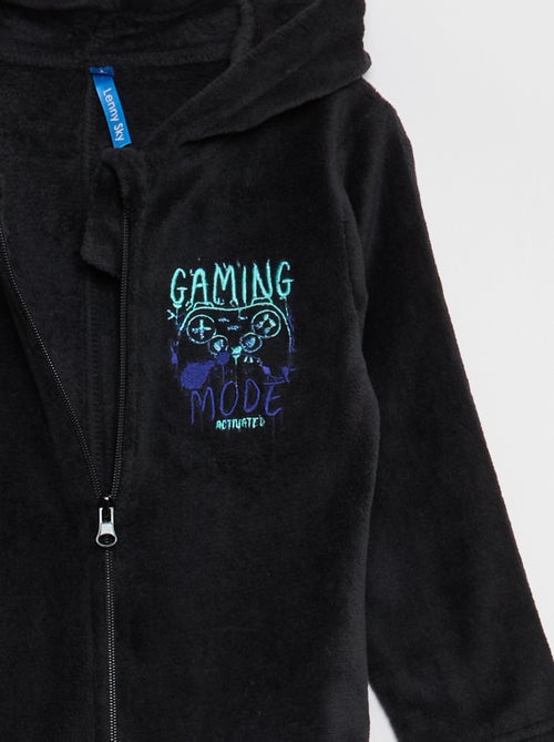 Pyjamapak van fleece met gamingprint - Kiabi
