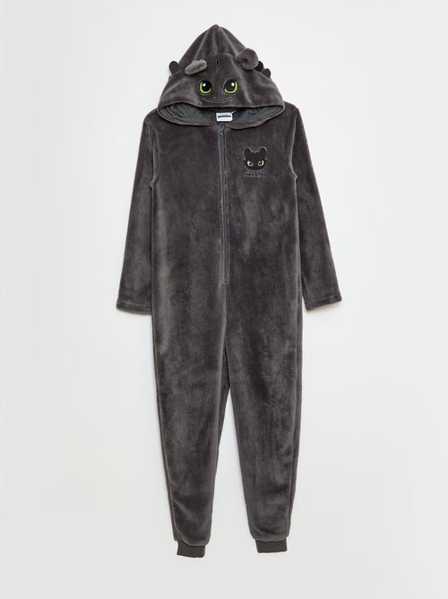 Pyjamapak van fleecestof 'Universal' 'Dragons' - Kiabi