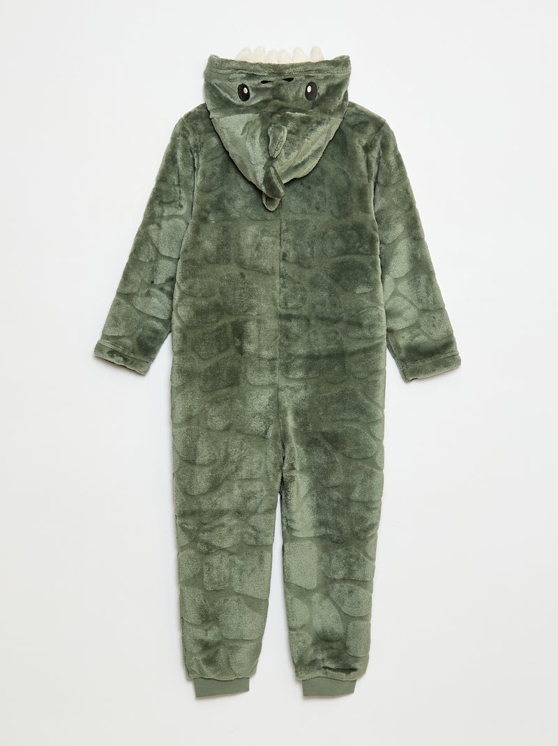 Pyjamapakje met capuchon Kaki - Kiabi