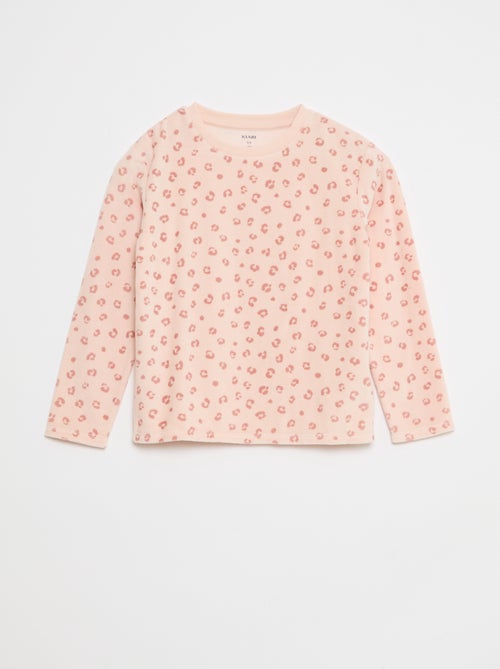 Pyjamapakje van fleece - Sweater + broek - 2-delig - Kiabi