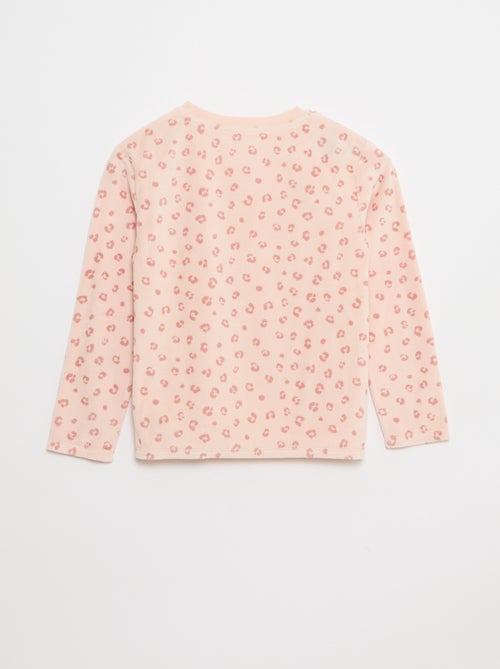 Pyjamapakje van fleece - Sweater + broek - 2-delig - Kiabi