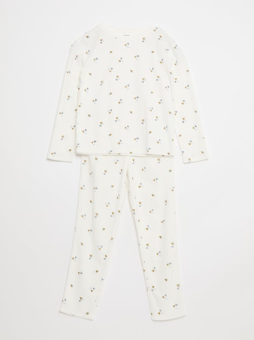 Pyjamapakje van fleece - Sweater + broek - 2-delig - Kiabi