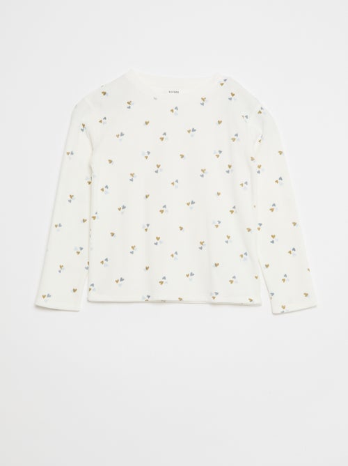 Pyjamapakje van fleece - Sweater + broek - 2-delig - Kiabi