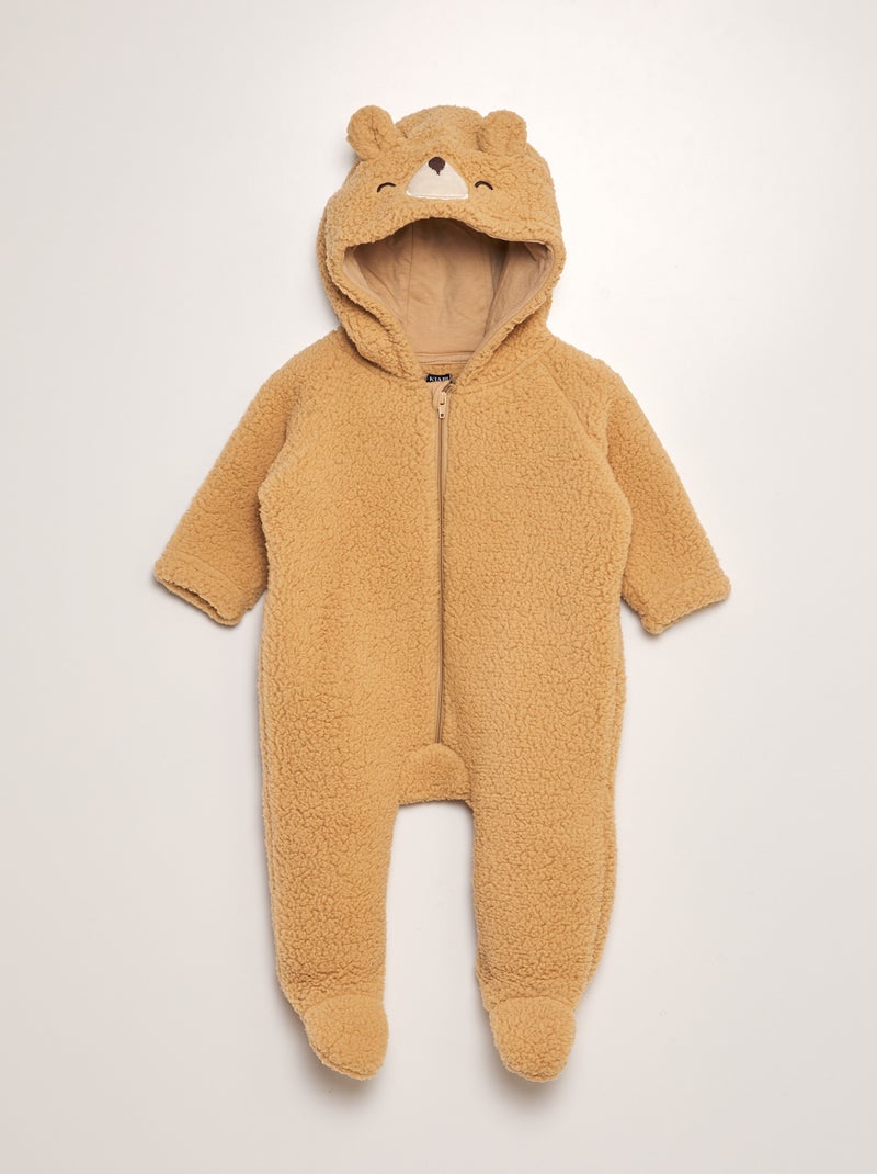 Pyjamapakje van imitatiebont - Beertje BRUIN - Kiabi
