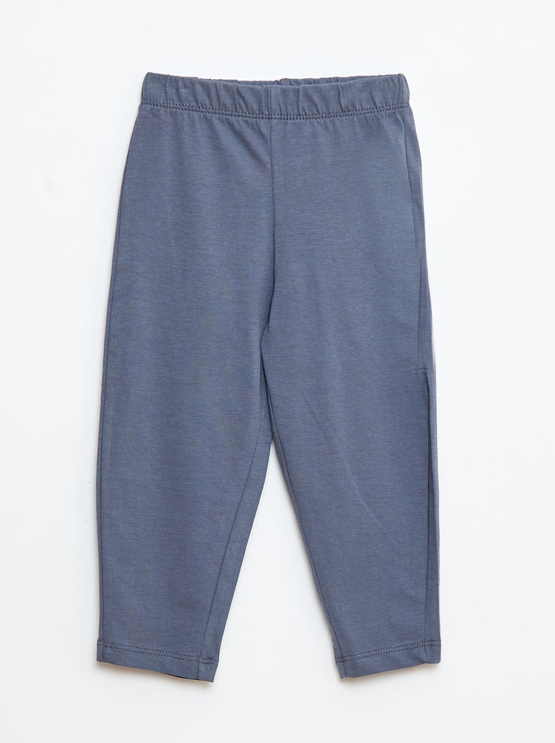 Pyjamaset - T-shirt + legging met print - 2-delig Rood - Kiabi