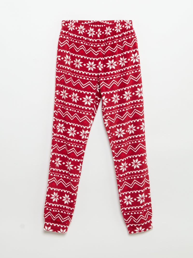 Pyjamaset 'Disney' 'Frozen' van velours Rood - Kiabi