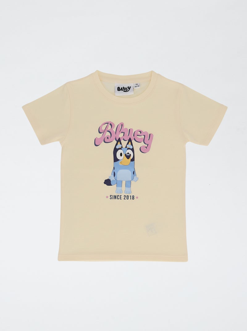Pyjamaset met 'Bluey' print van katoen Rose - Kiabi