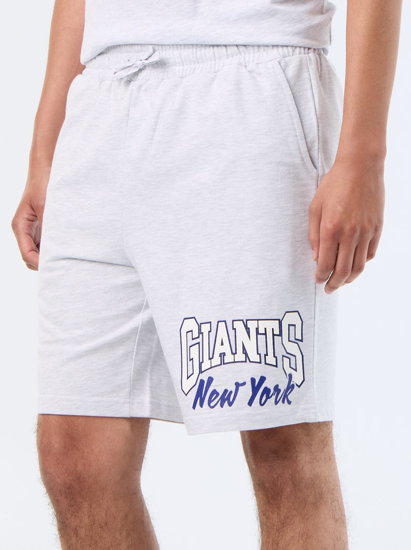 Pyjamaset 'NFL' T-shirt + short - 2-delig Grijs - Kiabi