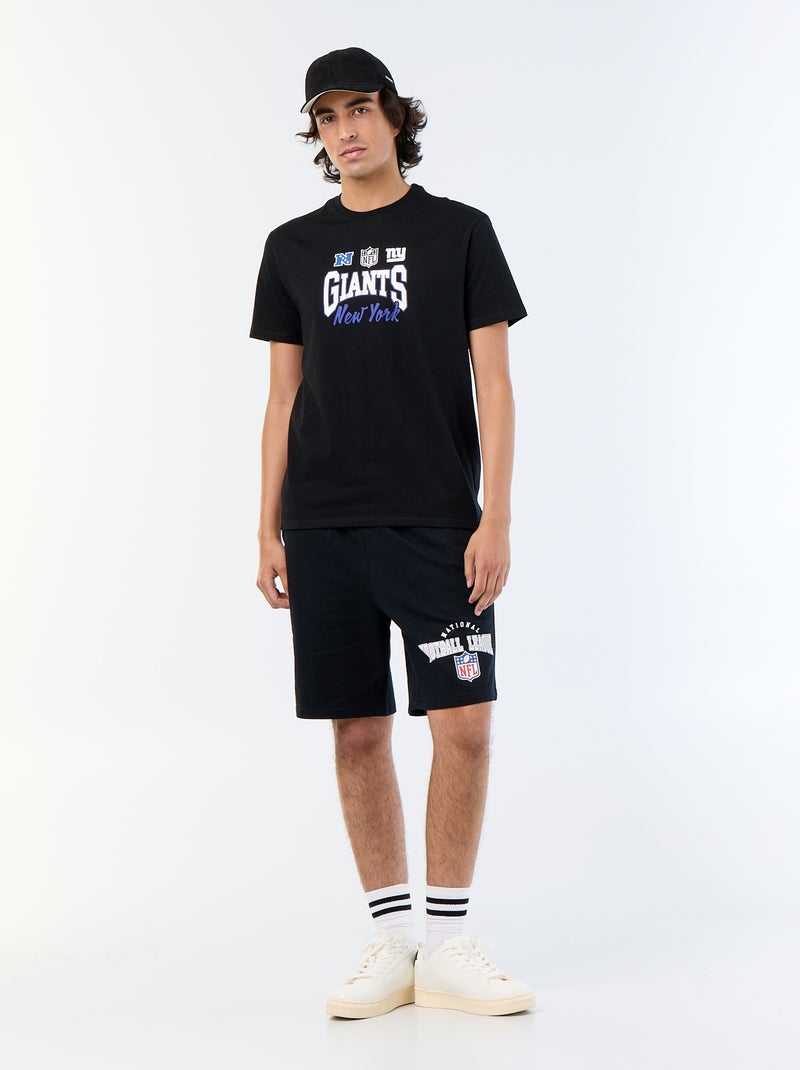 Pyjamaset 'NFL' T-shirt + short - 2-delig Zwart - Kiabi