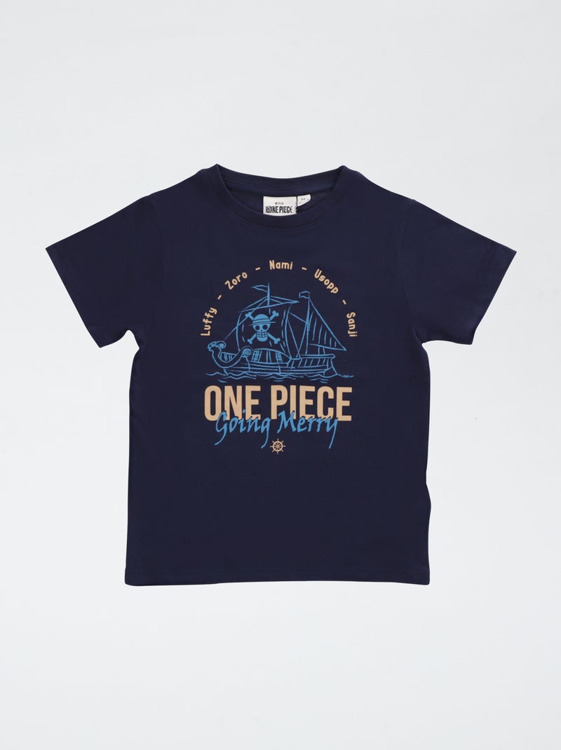 Pyjamaset 'One piece' van katoen Grijs - Kiabi