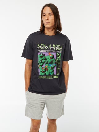 Pyjamasetje - Korte broek + T-shirt met 'Ninja Turtles'-print