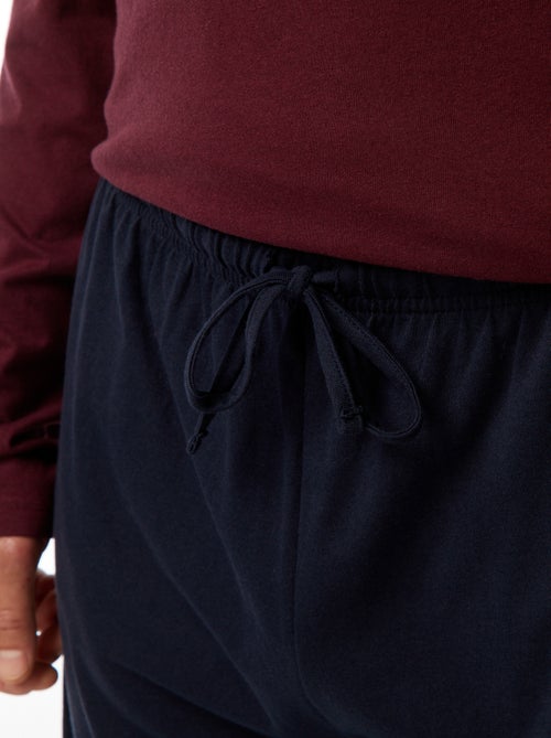 Pyjamasetje - Lange broek + T-shirt - 2-delig - Kiabi