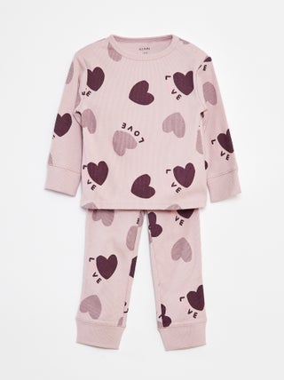 Pyjamasetje - T-shirt + broek - 2-delig