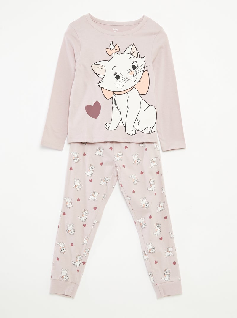 Pyjamasetje - T-shirt + broek - 2-delig Rose - Kiabi