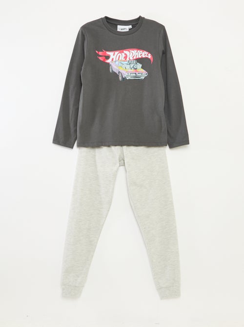 Pyjamasetje - T-shirt + broek 'Hot Wheels' - 2-delig - Kiabi