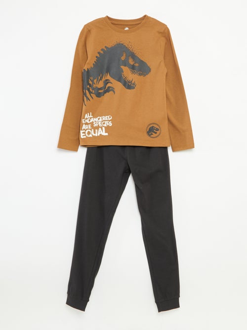 Pyjamasetje - T-shirt + broek 'Jurassic Park' - 2-delig - Kiabi