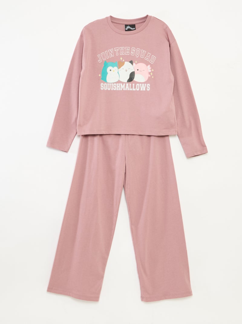 Pyjamasetje - T-shirt + broek 'Squishmallows' - 2-delig Rose - Kiabi