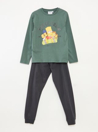 Pyjamasetje - T-shirt + broek 'The Simpsons' - 2-delig