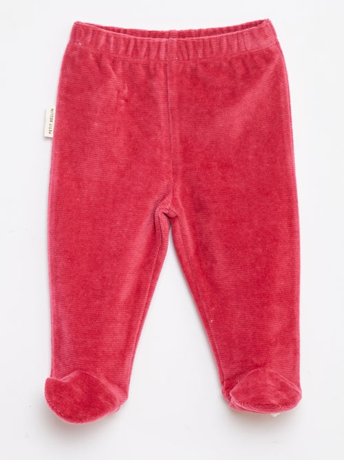 Pyjamasetje - T-shirt + broek van fleece - 2-delig - Kiabi