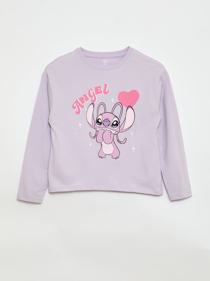Pyjamasetje 'Angel' 'Disney' - 2-delig Paars - Kiabi