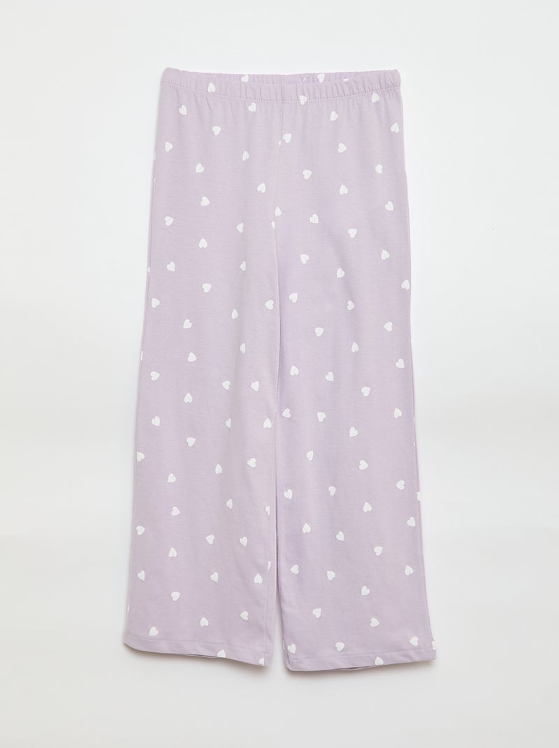 Pyjamasetje 'Angel' 'Disney' - 2-delig Paars - Kiabi