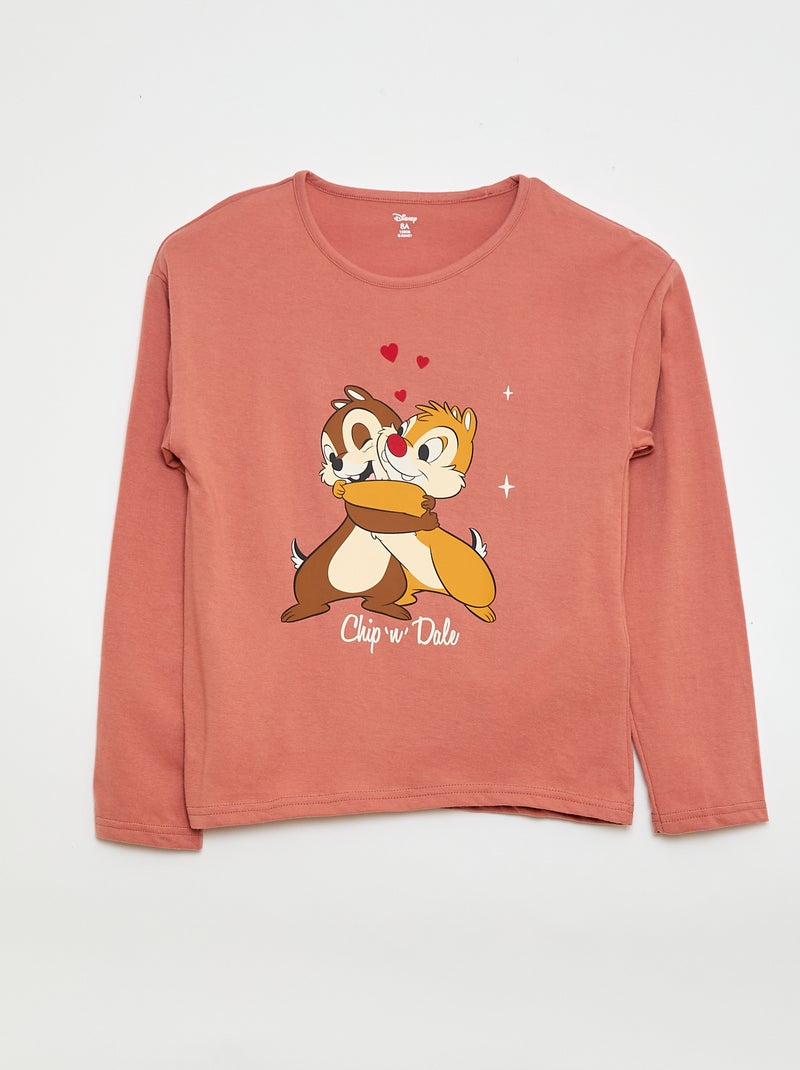 Pyjamasetje 'Knabbel & Babbel' 'Disney' - 2-delig Rose - Kiabi