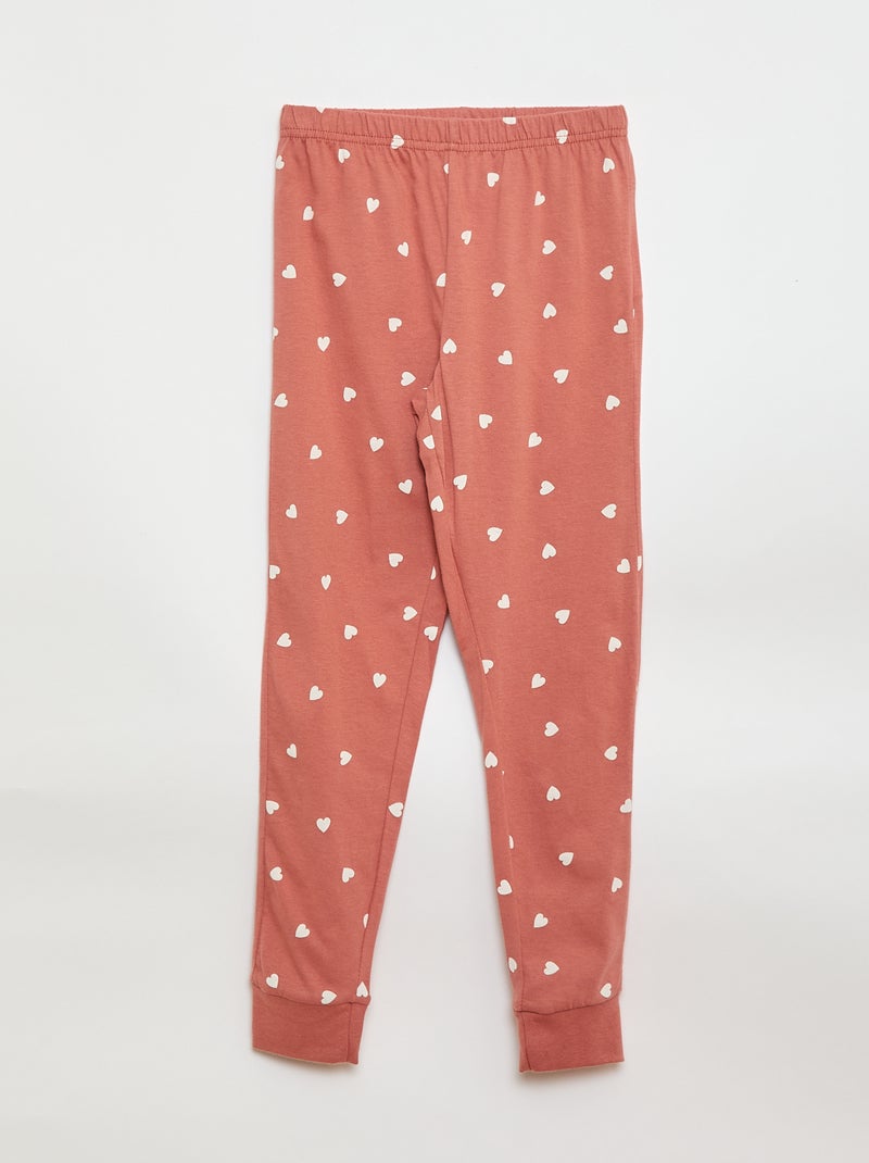 Pyjamasetje 'Knabbel & Babbel' 'Disney' - 2-delig Rose - Kiabi