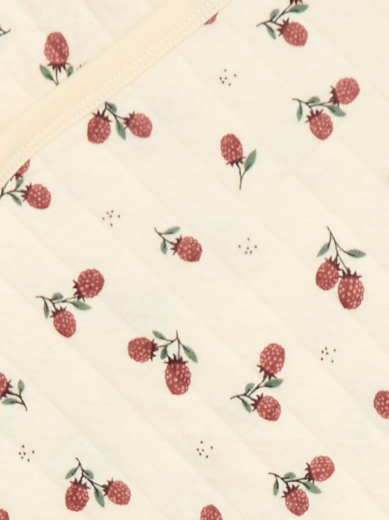 Pyjamasetje van katoenen jersey Wit - Kiabi