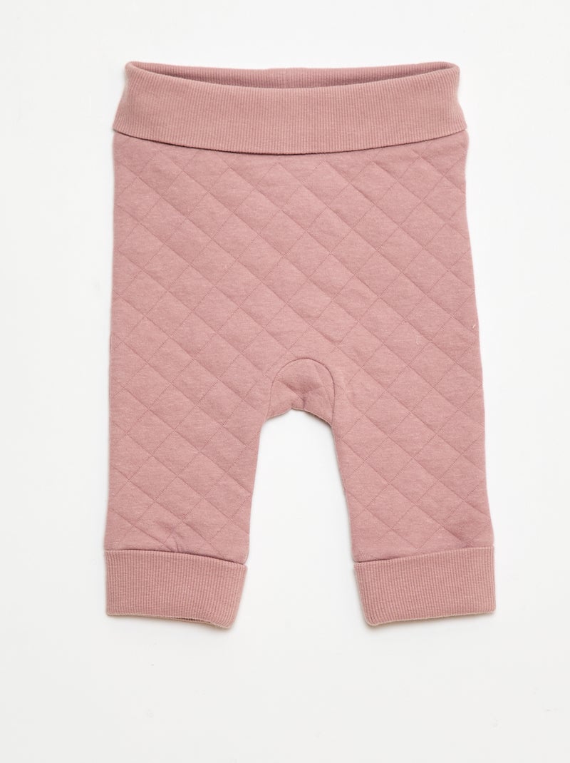 Pyjamasetje van katoenen jersey Wit - Kiabi