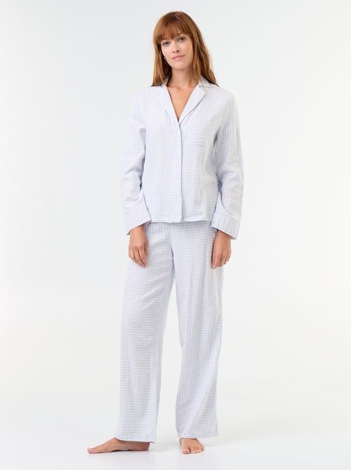 Pyjamashirt + broek met motief - 2-delig - Kiabi