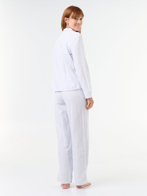Pyjamashirt + broek met motief - 2-delig - Kiabi