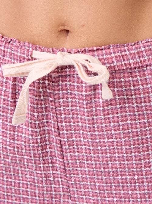 Pyjamashirt + broek met motief - 2-delig - Kiabi