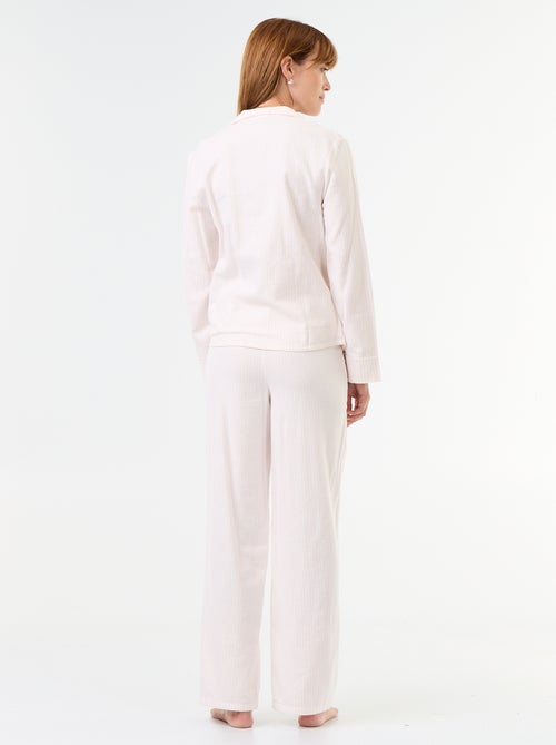 Pyjamashirt + broek met motief - 2-delig - Kiabi
