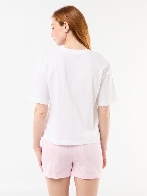 Pyjamashort met 'Stitch'-print - 2-delig - Kiabi