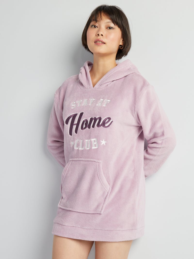 Pyjamatop: sweater met capuchon ROSE - Kiabi