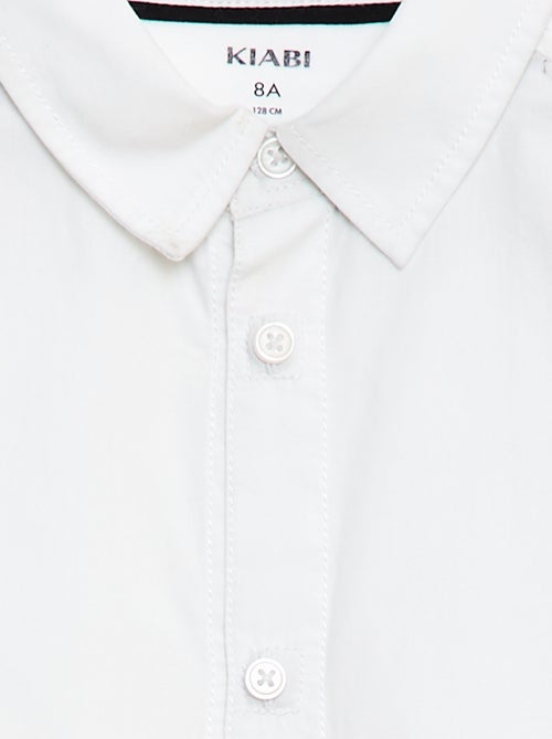 Recht overhemd - magnetisch aan mouwboorden en sluiting - So Easy - Kiabi