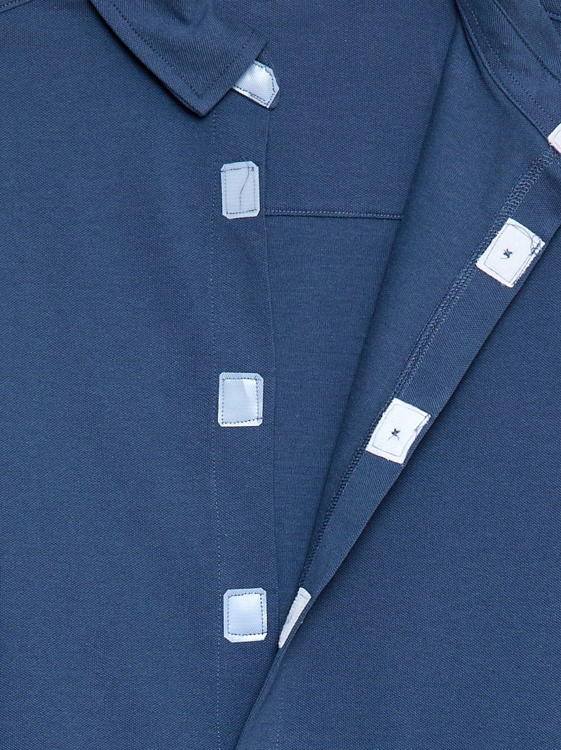 Recht overhemd - So Easy Blauw - Kiabi