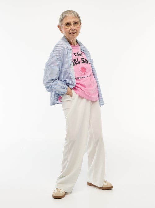 Recht overhemd met strepen - So Easy - Kiabi