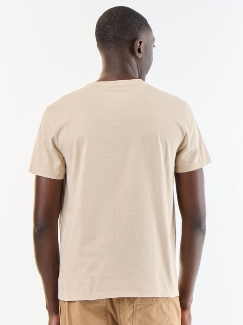 Recht T-shirt van effen jersey - Kiabi