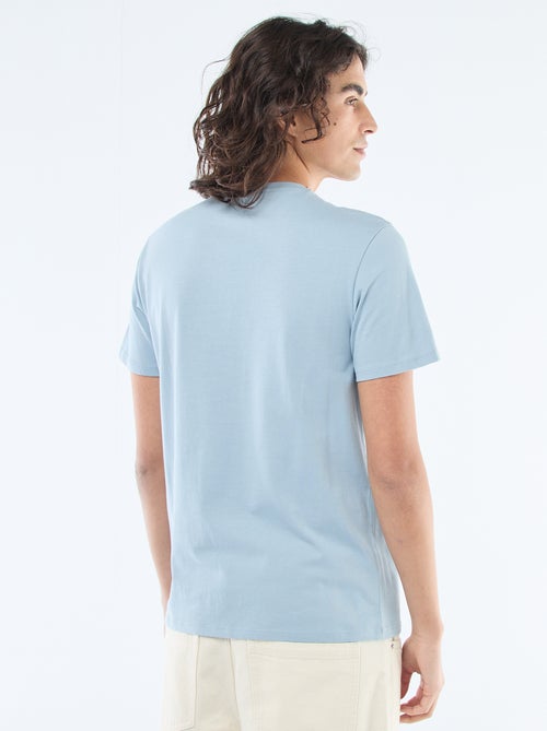 Recht T-shirt van effen jersey - Kiabi