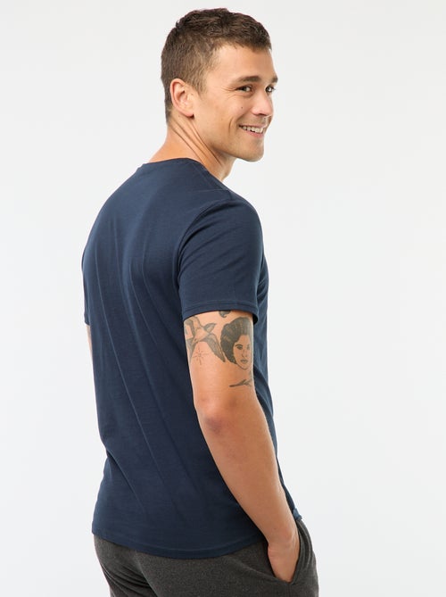 Recht T-shirt van effen jersey - Kiabi