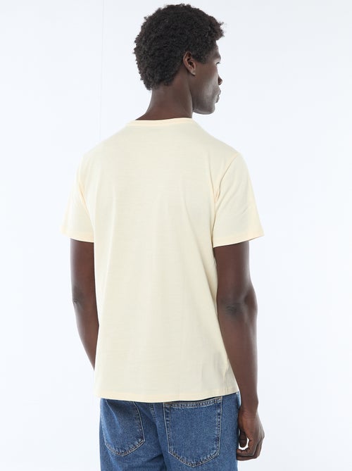 Recht T-shirt van effen jersey - Kiabi